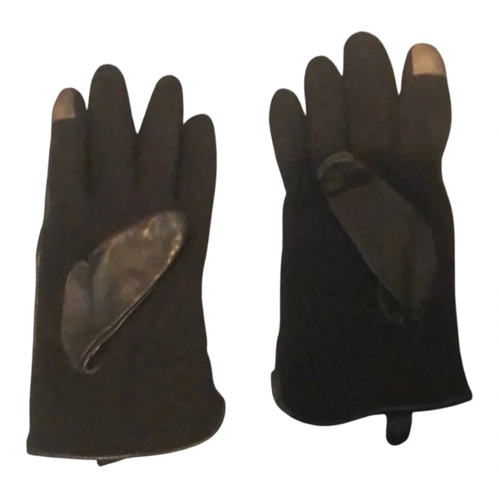 Lauren Ralph Lauren Black Gloves host pick use with your phone - Picture 3 of 12